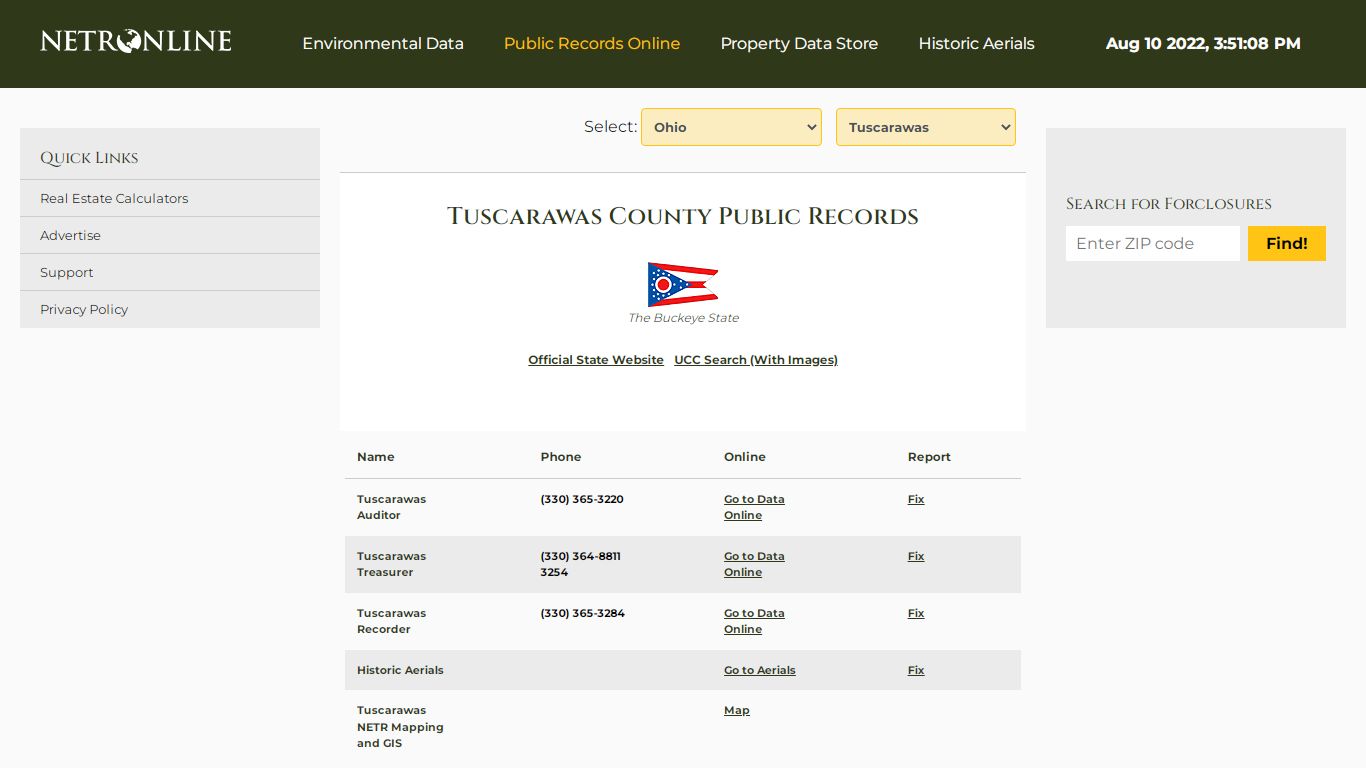 NETR Online • Tuscarawas • Tuscarawas Public Records ...